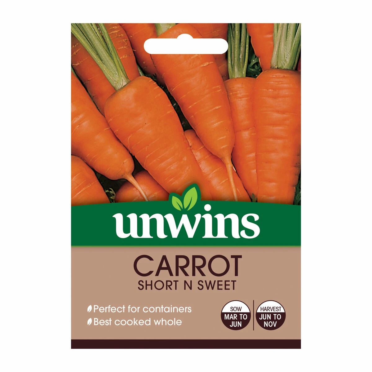 Unwins Carrot Patio Short N Sweet 1 Unwins Carrot Patio Short N Sweet