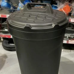 PVC Black Clipper Bin & Lid