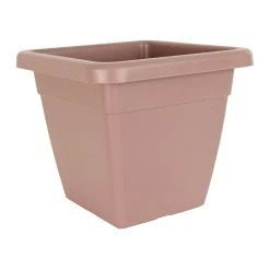Venezia Taupe Square Pot