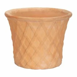 Apta Terracotta Lattice Cone 5 Apta Terracotta Lattice Cone -Kent & Stowe butik b9127740 leftoffront 1200Wx1200H